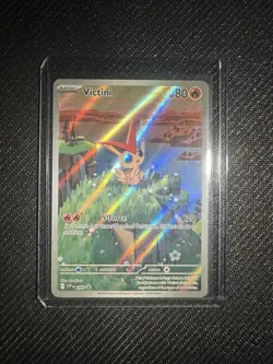 Victini SVP 208 Illustration Rare Black Star Promo Black & White Pokemon TCG - Image 1