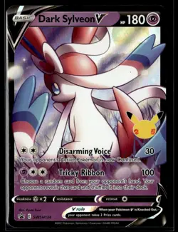 Dark Sylveon V - SWSH134 - Black Star Ultra Rare Promo 25th - Pokemon Card - NM - Image 1