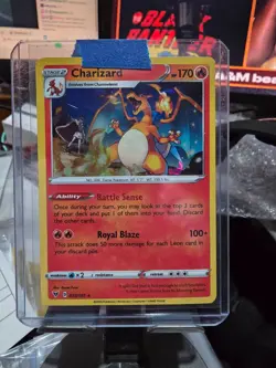 Pokemon Charizard 025/185 Cracked Ice Holo Vivid Voltage Rare NM - Image 1