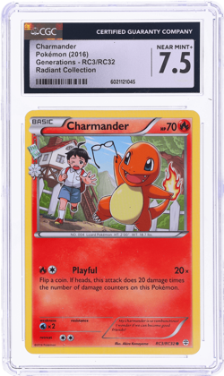 2016 Pokemon XY Generations Charmander Radiant Collection #RC3 CGC 7.5 - Image 1