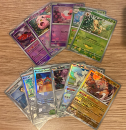 Prismatic Evolutions Near Complete Master Set 11x Pokemon Pokeball Holo Reverse - Image 1