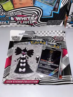 Pokemon Black Bolt, White Flare, Victini, Poster Collection Tech Sticker. Bundle - Image 2