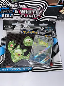 Pokemon Black Bolt, White Flare, Victini, Poster Collection Tech Sticker. Bundle - Image 3