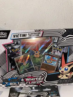 Pokemon Black Bolt, White Flare, Victini, Poster Collection Tech Sticker. Bundle - Image 5