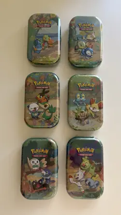 Pokemon Celebrations 25th Anniversary Mini Tins Lot of 6, New/Sealed - Image 1