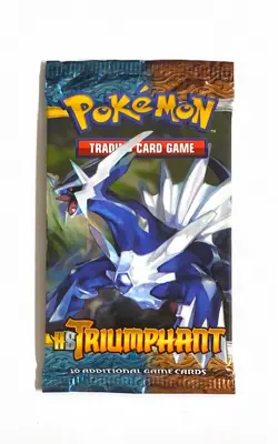 POKEMON TCG 1X Dialga Sealed Booster Pack - HS Triumphant 2010 English - Image 1