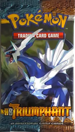 POKEMON TCG 1X Dialga Sealed Booster Pack - HS Triumphant 2010 English - Image 2
