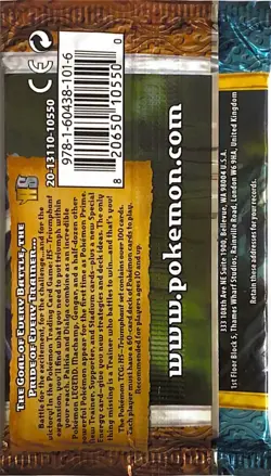 POKEMON TCG 1X Dialga Sealed Booster Pack - HS Triumphant 2010 English - Image 3