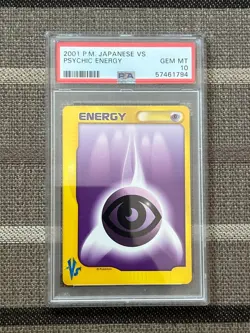Pokemon Japanese VS Psychic Energy PSA 10 - Image 1