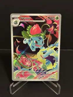 Ivysaur Illustration Rare 134/132 Near Mint Mega Evolution Pokemon TCG English - Image 1