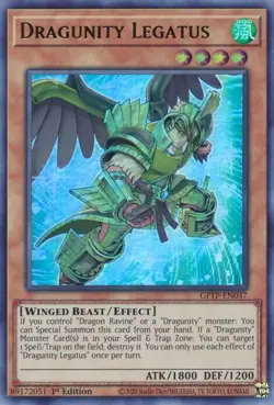 Dragunity Legatus - GFTP-EN037 - NM/VLP - Ultra Rare - 1st ed - Yugioh - Image 1
