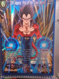Ss4 Vegeta, Rise Of The Super Warrior BT11-052 SR Dragon Ball Super Card Game - Image 1