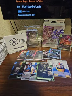 Gundam Card Game Starter Deck Iron Bloom ST05 - English, No promo card w/ extras - Image 1