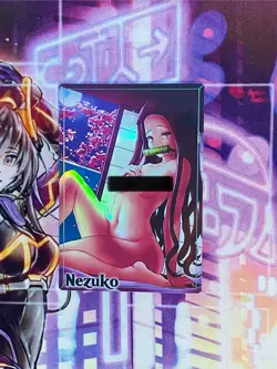 Nezuko Sexy Goddess Waifu Card Doujin Anime Field Center Demon Slayer - Image 1
