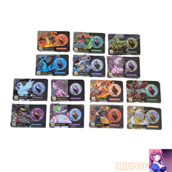 Set 14 Charizard Mewtwo Pokemon Clear Card Vintage Nintendo Bandai Japanese 2014 - Image 1