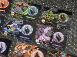 Set 14 Charizard Mewtwo Pokemon Clear Card Vintage Nintendo Bandai Japanese 2014 - Image 4