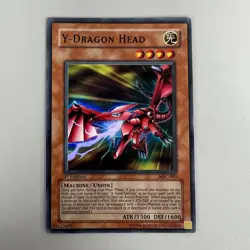 Y-DRAGON HEAD YU-GI-OH CARD YUGIOH TRADING CARD GAME 1996 1ST EDITION - Image 1