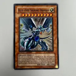 BLUE-EYES SHINING DRAGON YU-GI-OH CARD YUGIOH TRADING CARD GAME TCG LTD EDITION - Image 1