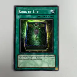 BOOK OF LIFE YU-GI-OH MAGIC CARD YUGIOH TRADING CARD GAME TCG 1ST EDITION 1996 - Image 1