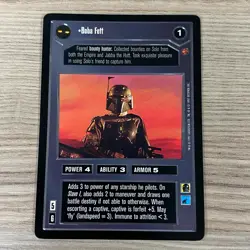STAR WARS BOBA FETT CLOUD CITY LIMITED DECIPHER COLLECTABLE TRADING CARD GAME - Image 2