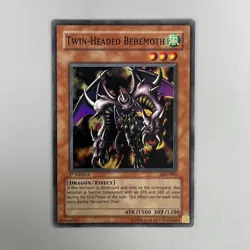 TWIN-HEADED BEHEMOTH CREATURE YU-GI-OH YUGIOH CARD TRADING CARD GAME 1ST EDITION - Image 1