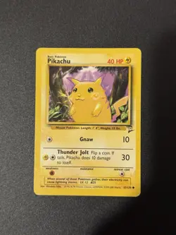 Pikachu Base Set 2 Set 87/130 Common Pokemon Card - Image 1