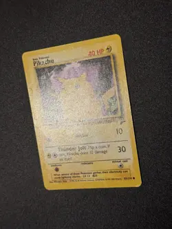 Pikachu Base Set 2 Set 87/130 Common Pokemon Card - Image 3