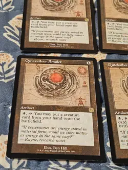 Quicksilver Amulet (Retro Schematic) Near Mint Magic the Gathering MTG - Image 3