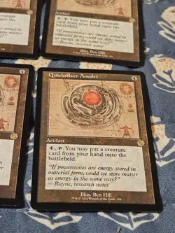 Quicksilver Amulet (Retro Schematic) Near Mint Magic the Gathering MTG - Image 4