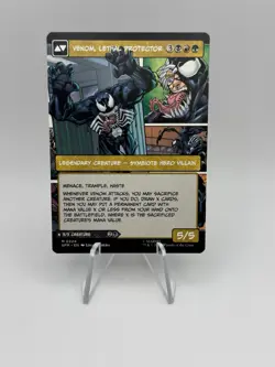 Eddie Brock/Venom, Lethal Protector (0224) (Borderless) MTG Spider-Man Regular - Image 1
