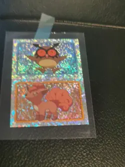 Merlin pokemon 2005 Serie 7 Ultimate 163/37 Hoothoot/ Vulpix Holo - Image 2