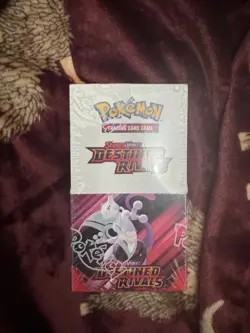 Pokemon Destined Rivals Half Booster Box Sealed - Image 1