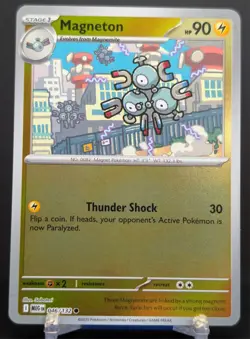 Pokemon Magneton 046/132 Reverse Holo Mega Evolution English - Image 1