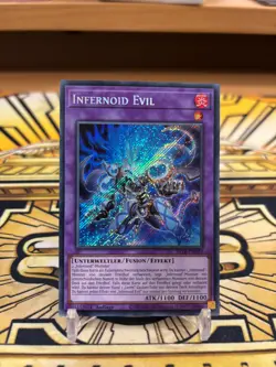 Yugioh Infernoid Evil Secret Rare BLTR-DE013 - Image 1