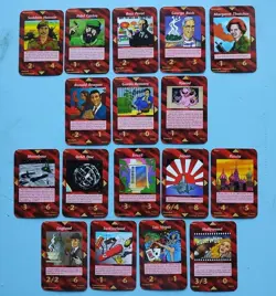 Illuminati Card Game NWO CCG Trading Card Lot Personality And Place 17 In Total - Image 1