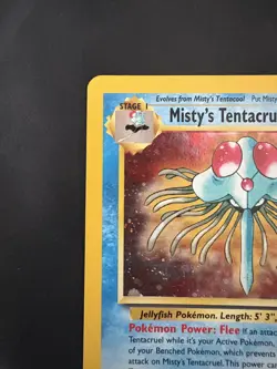 Pokemon TCG Misty's Tentacruel Gym Heroes Holo Card 10/132 Vintage WotC - Image 3