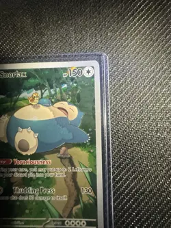 Pokemon TCG Scarlet & Violet Snorlax 051 Promo Card Full Art Holo NM - Image 3