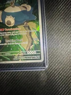 Pokemon TCG Scarlet & Violet Snorlax 051 Promo Card Full Art Holo NM - Image 4