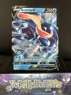 Pokemon Card Greninja V 073/264 Fusion Strike Ultra Rare Near Mint - Image 1