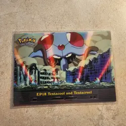 Pokemon Card - Tentacool and Tentacruel EP18 - TV Animation - Topps Series 2 - Image 1