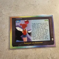 Pokemon Card - Tentacool and Tentacruel EP18 - TV Animation - Topps Series 2 - Image 2