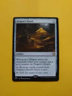 Dragon's Hoard. SCO rare artifact Magic the Gathering Card. - Image 1