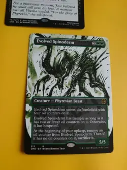 Phyrexian Arena & Evolved Spinoderm. Rare x2 MTG 2 Card. ONE. - Image 5