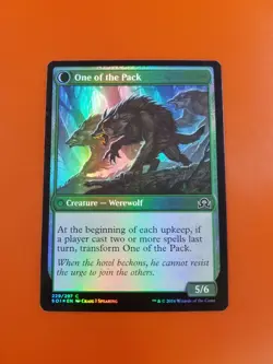 1x Solitary Hunter // One of the Pack | FOIL | Shadows over Innistrad | MTG - Image 2