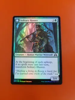 1x Solitary Hunter // One of the Pack | FOIL | Shadows over Innistrad | MTG - Image 3