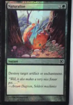 Naturalize - 10th Edition: #282, Magic: The Gathering - Foil Nm R247 - Image 1