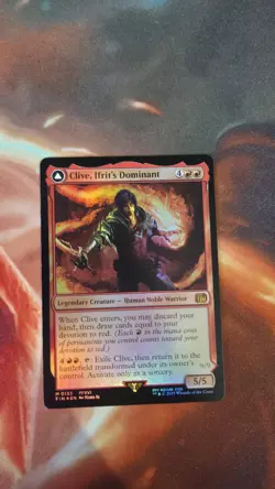 Clive, Ifrit's Dominant Magic The Gathering Final Fantasy Foil - Image 1