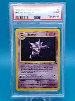 PSA 9 Haunter Holo #6/62 - 1999 Pokemon Fossil Unlimited - Image 1