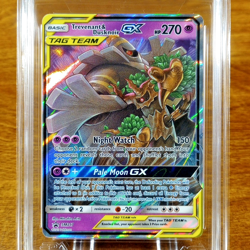 Pokemon Black Star Promo Tag Team Trevenant & Dusknoir GX SM217 AGS Mint+ 9.5 FA - Image 2