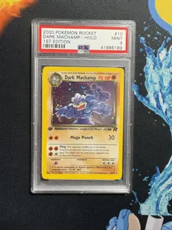Pokemon TCG Dark Machamp and Raichu 1st edition psa 9 - Image 1
